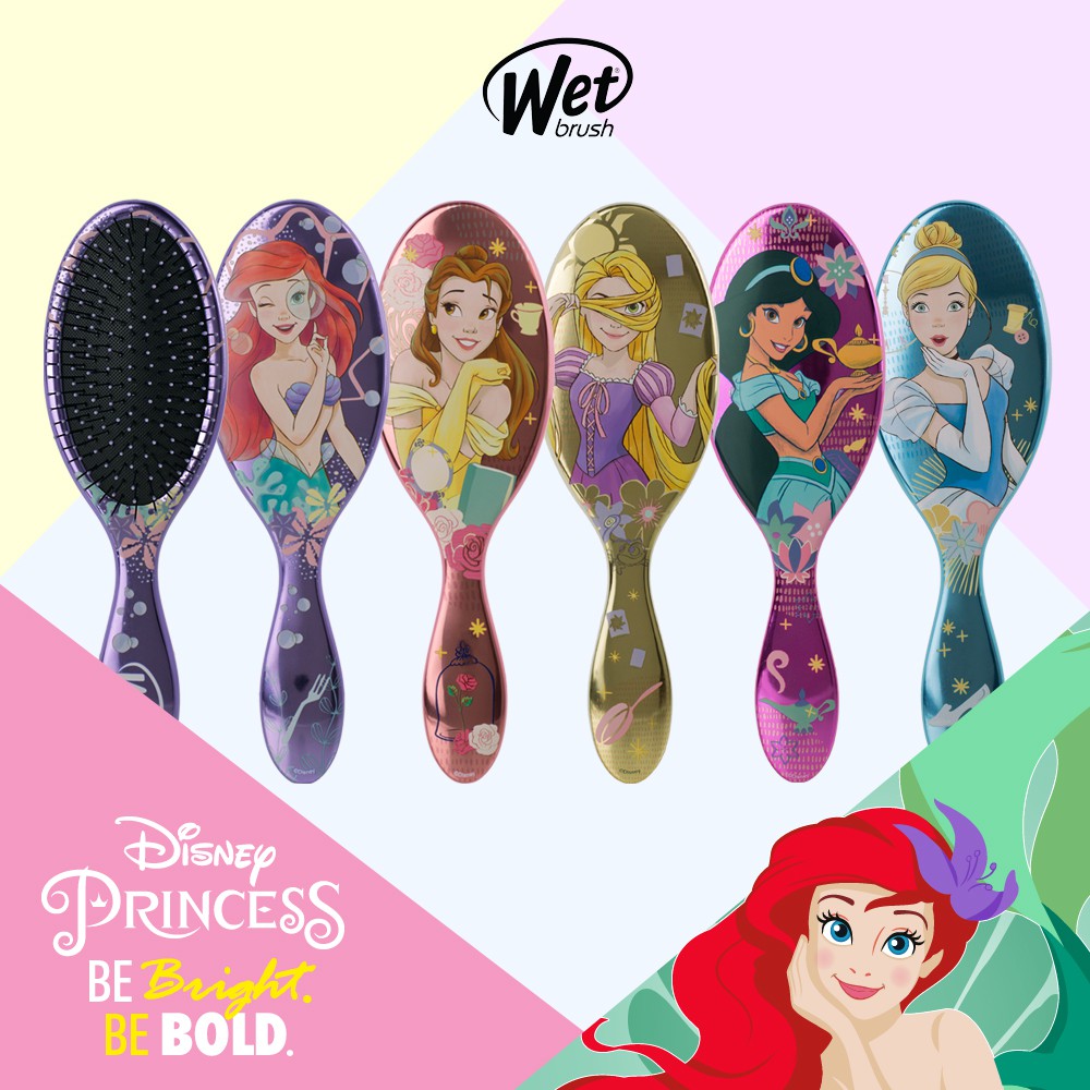 Wet Brush Disney Princess Hair Detangler No Tugging No Tangles No Pain Shopee Singapore