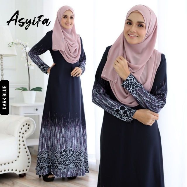 Muslimah Jubah Raya Asyifa Shopee Singapore