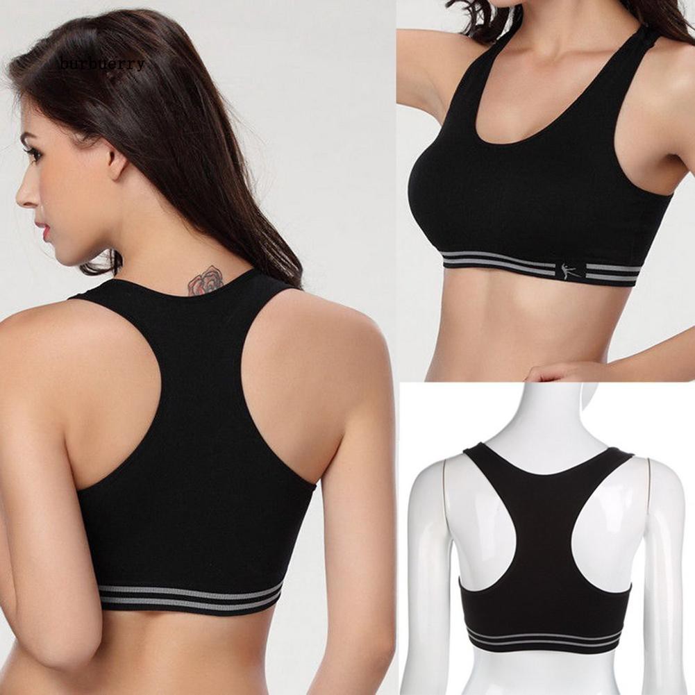 racerback push up sports bra