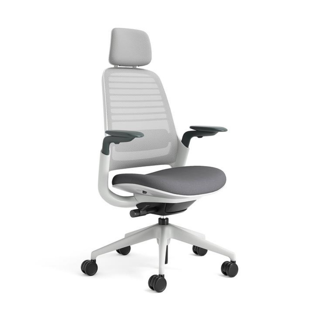 steelcase series 1 task chair with headrest