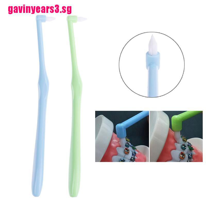 toothbrush head for braces