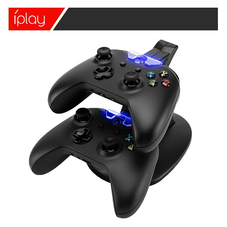 Xbox One One S Gamepad Charger Dual Handle Blue Light Charger Dual Charger Stand Charging Stand Game Controller Charger Shopee Singapore