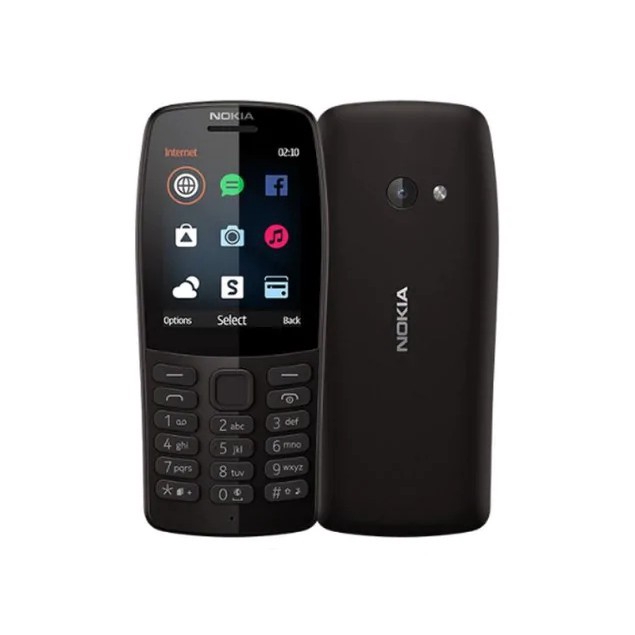 Nokia 210 N210 Keypad Basic Phone Dual SIM MicroSD FM Radio Torch Games