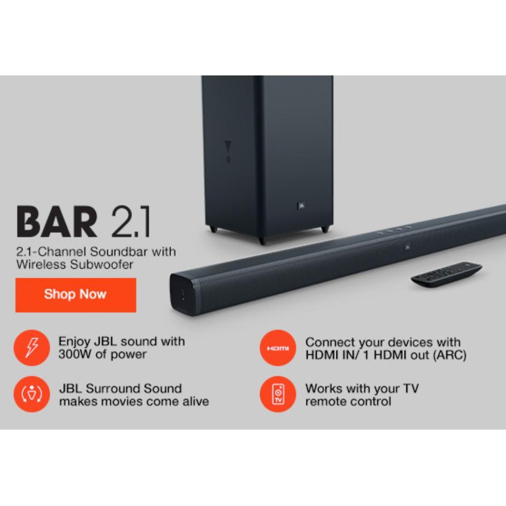 jbl bar 2.1 soundbar