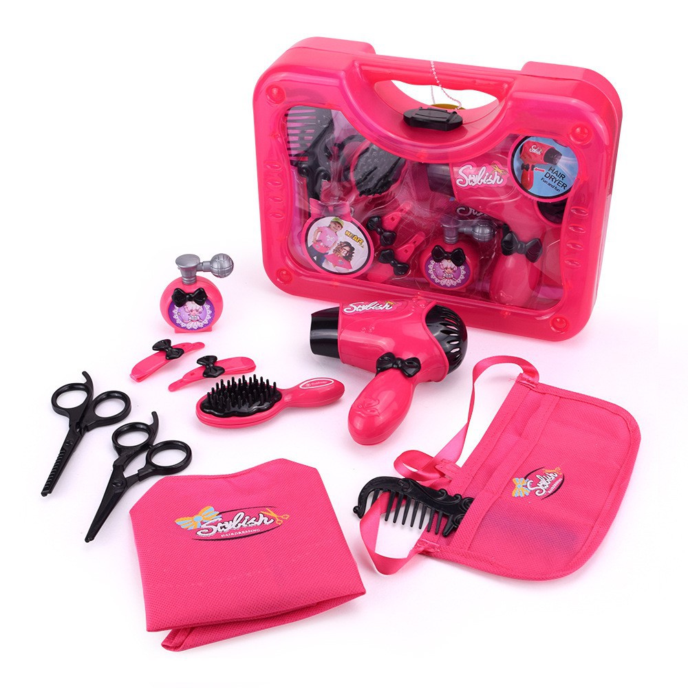 children's pretend hair dryer set