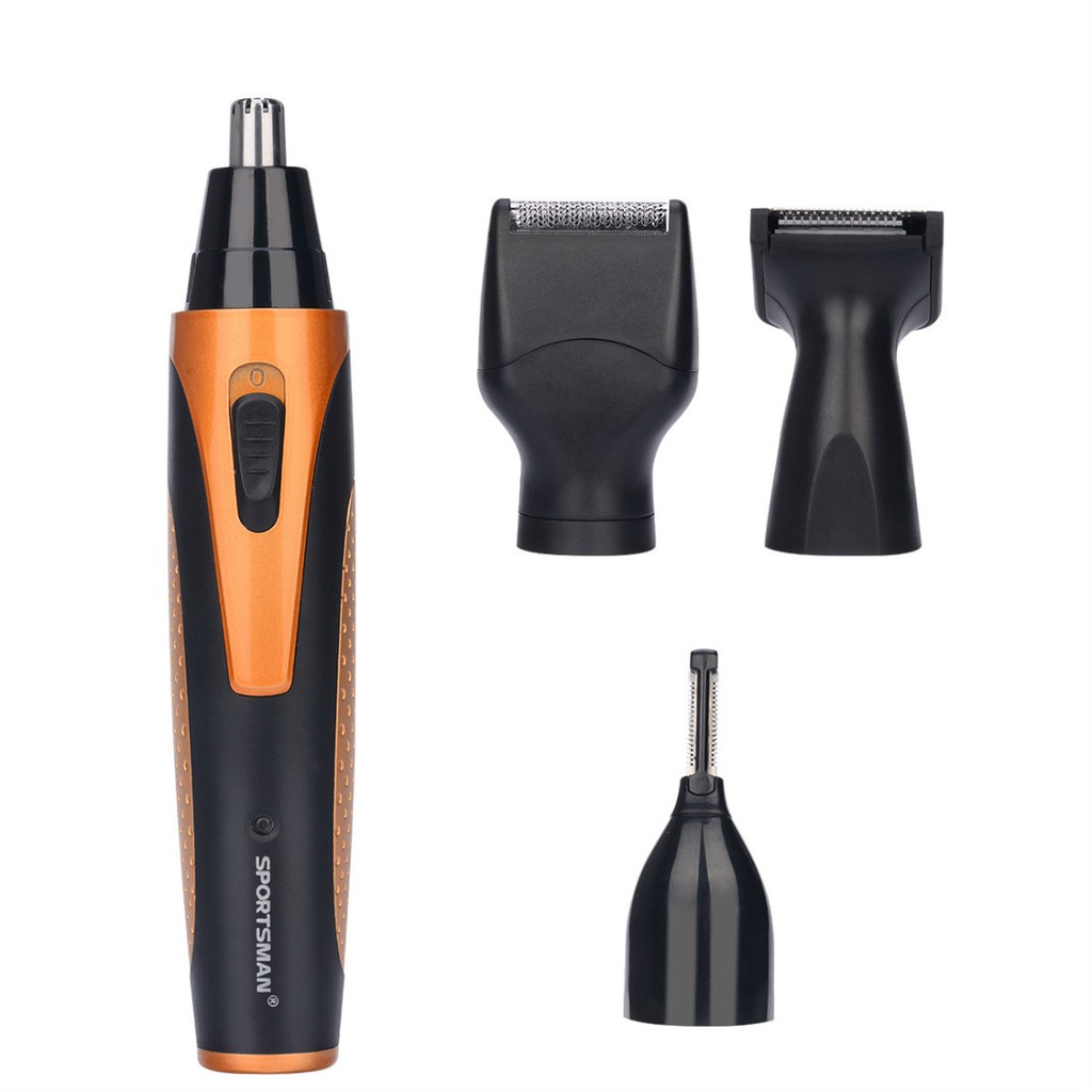 Men 4 In 1 Electric Nose Ear Hair Trimmer Eyebrow Beard Sideburns