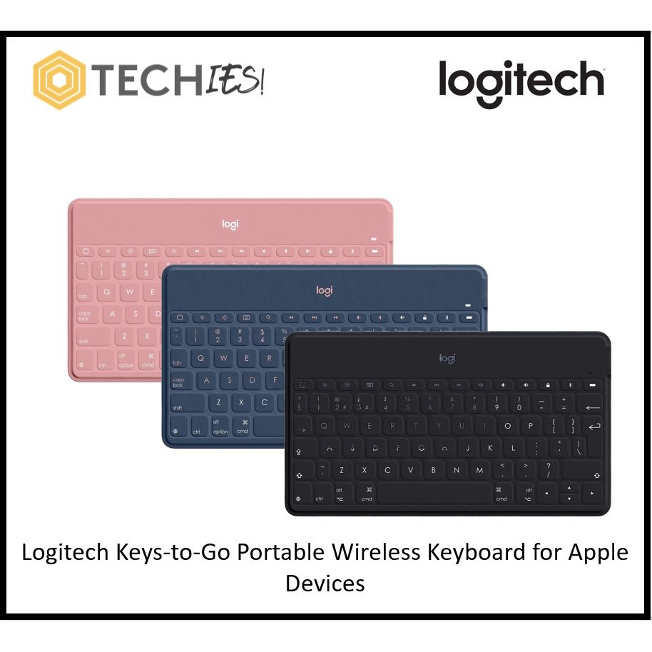 Logitech KeystoGo Portable Wireless Keyboard for Apple Devices iPad