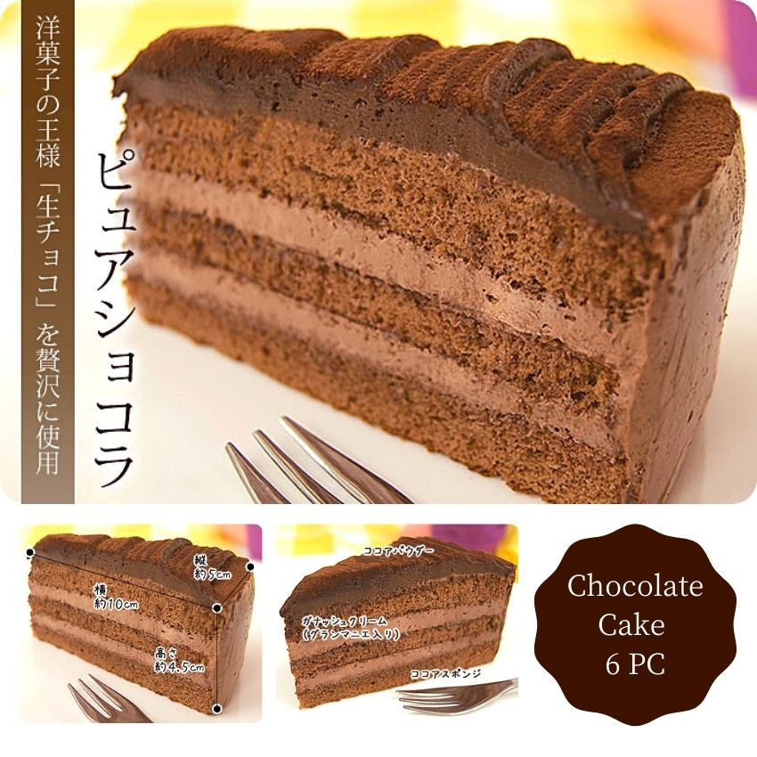 SAKANA Japanese Chocolate Cake 6PCS 330G Dessert Sweets Shopee Singapore