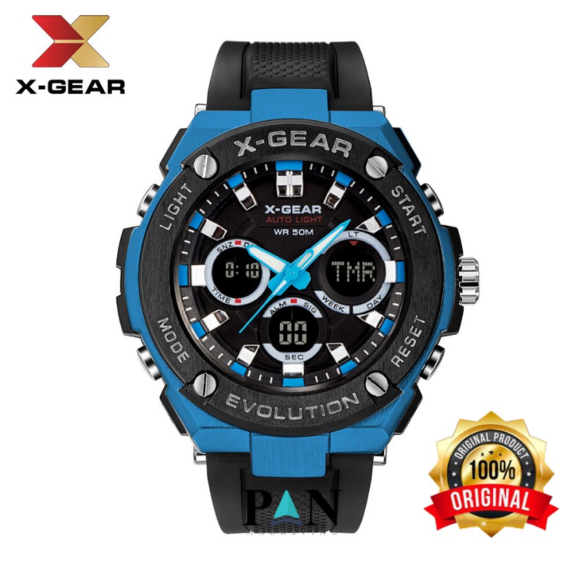 XGEAR Casual Sport mens Watches Military waterproof Watch Man Clock X