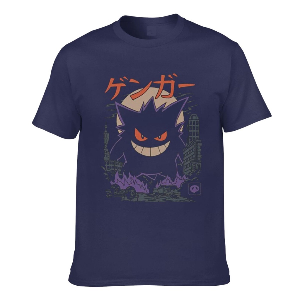 Gengar Kaiju Japan Style Pokemon Men's Short Sleeve T-Shirt | Shopee ...