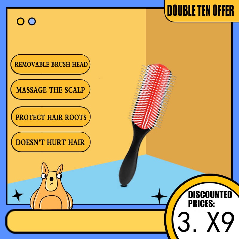 Denman Classic Hair Brush D3 Medium (9 row) Styling Hairbrush | Shopee  Singapore