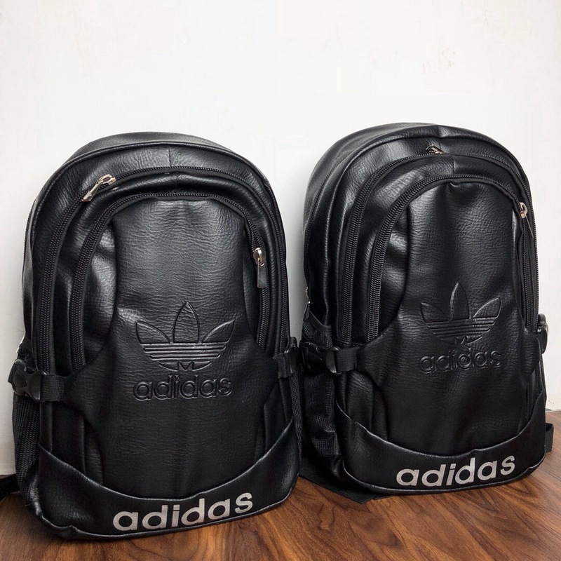 black leather adidas bag