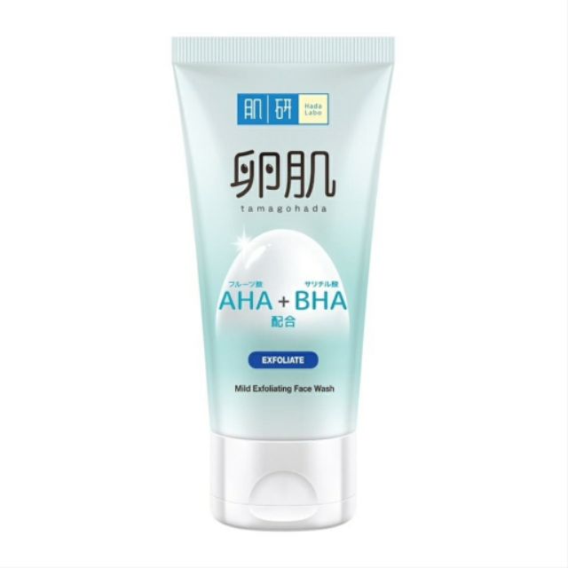 hada labo mild exfoliating foaming wash