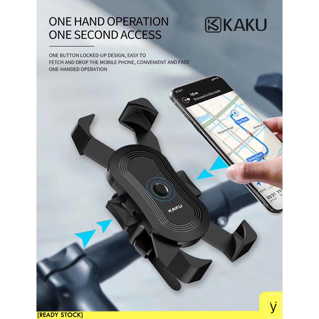 KAKU Universal Bicycle | Bike | Motorcycle Mobile Phone Mount | Holder