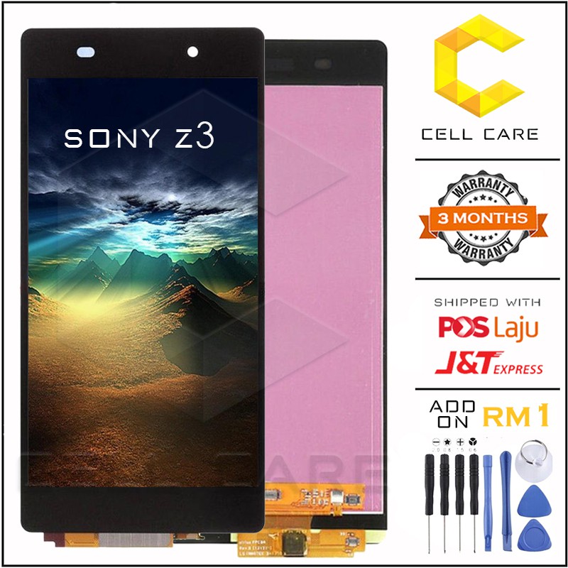 Cellcare Sony Xperia Z3 D6603 Lcd Touch Screen Digitizer Replacement Part Shopee Singapore