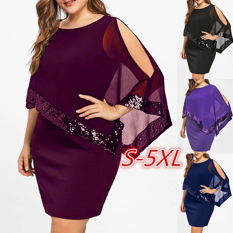 casual purple dress plus size