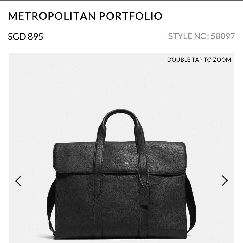 coach metropolitan messenger bag