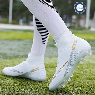High-top Football Shoes Men's Football Shoes Football Boots Non-Slip Shoes Outdoor Professional Training Shoes Sports Shoes 