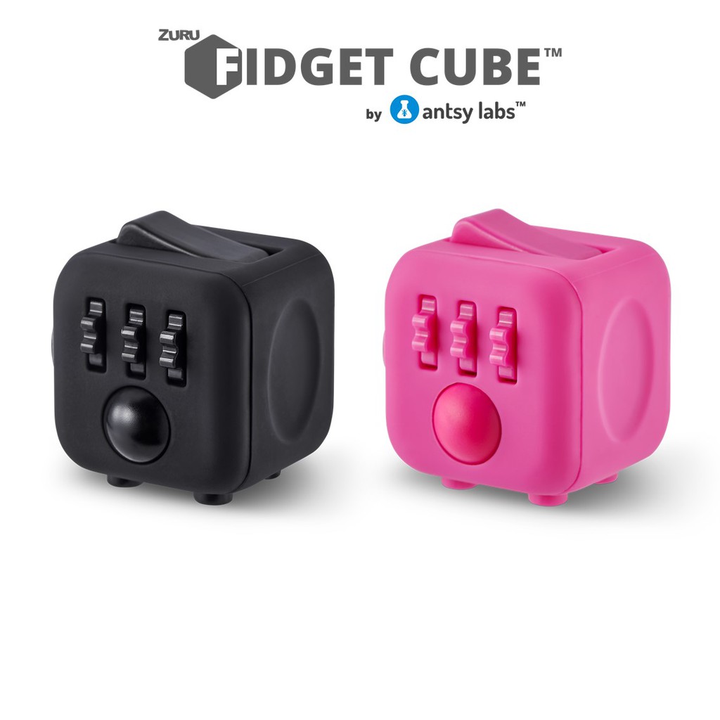 Original Fidget Cube By Antsy Labs S5 Black Pink Fidget Toy Ideal For Anti Anxiety Adhd And Sensory Play By Zuru Shopee Singapore