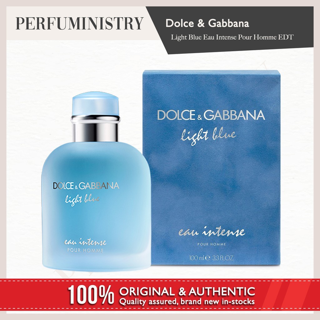 light blue eau intense pour homme eau de parfum