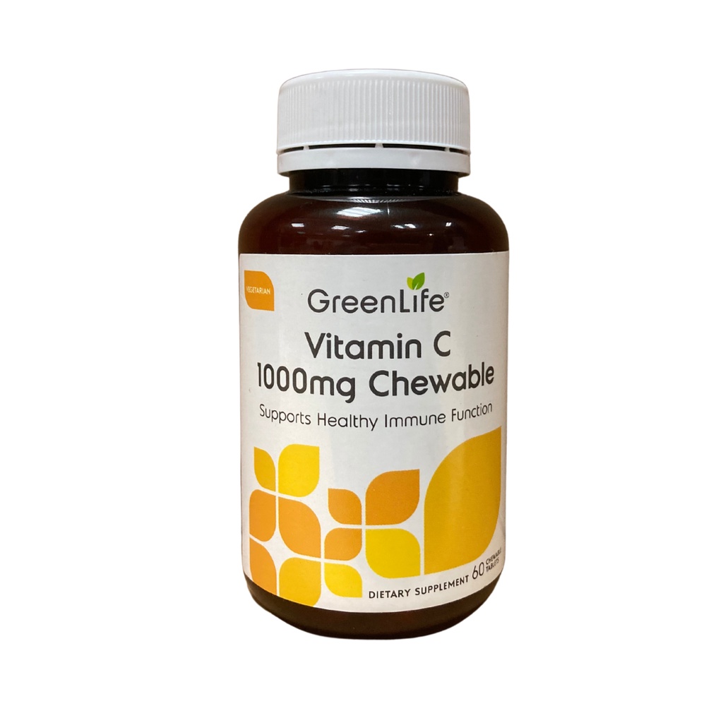 [Exp June 2023] GreenLife Vitamin C 1000mg Chewables 60 Chewable