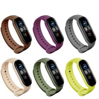 Xiaomi Mi Band 5 6 Silicone Band Strap for Miband 5 6 Xiaomi Mi Smart Band 6 mi band 5 strap miband5 Wearable wrist band Smart Bracelet mi band 5 6 Colourful Silicone Replacement Strap