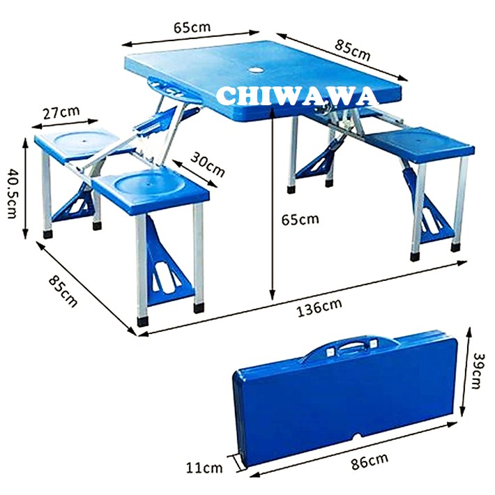 aluminium foldable picnic table