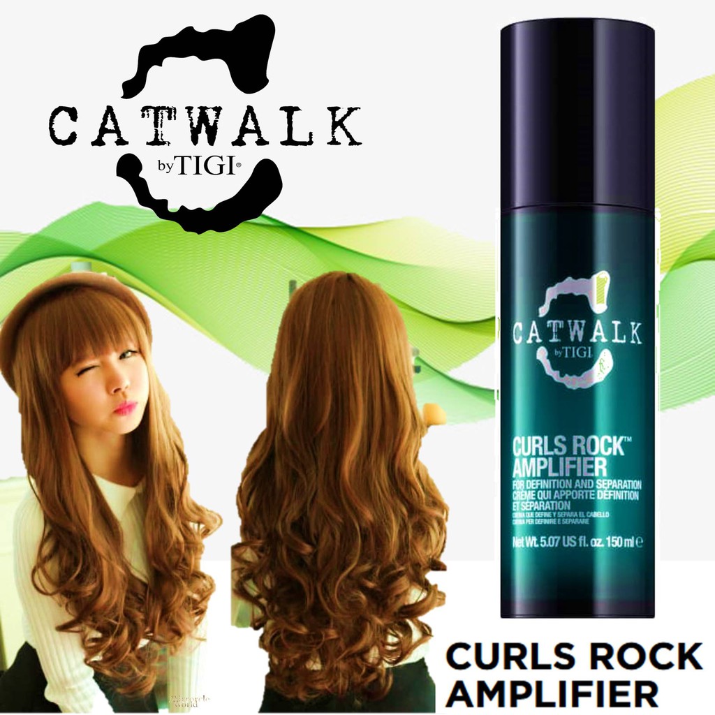 hæk synder Også TIGI Catwalk Curls Rock Amplifier 150ml. Hold and control for defined curls.  | Shopee Singapore