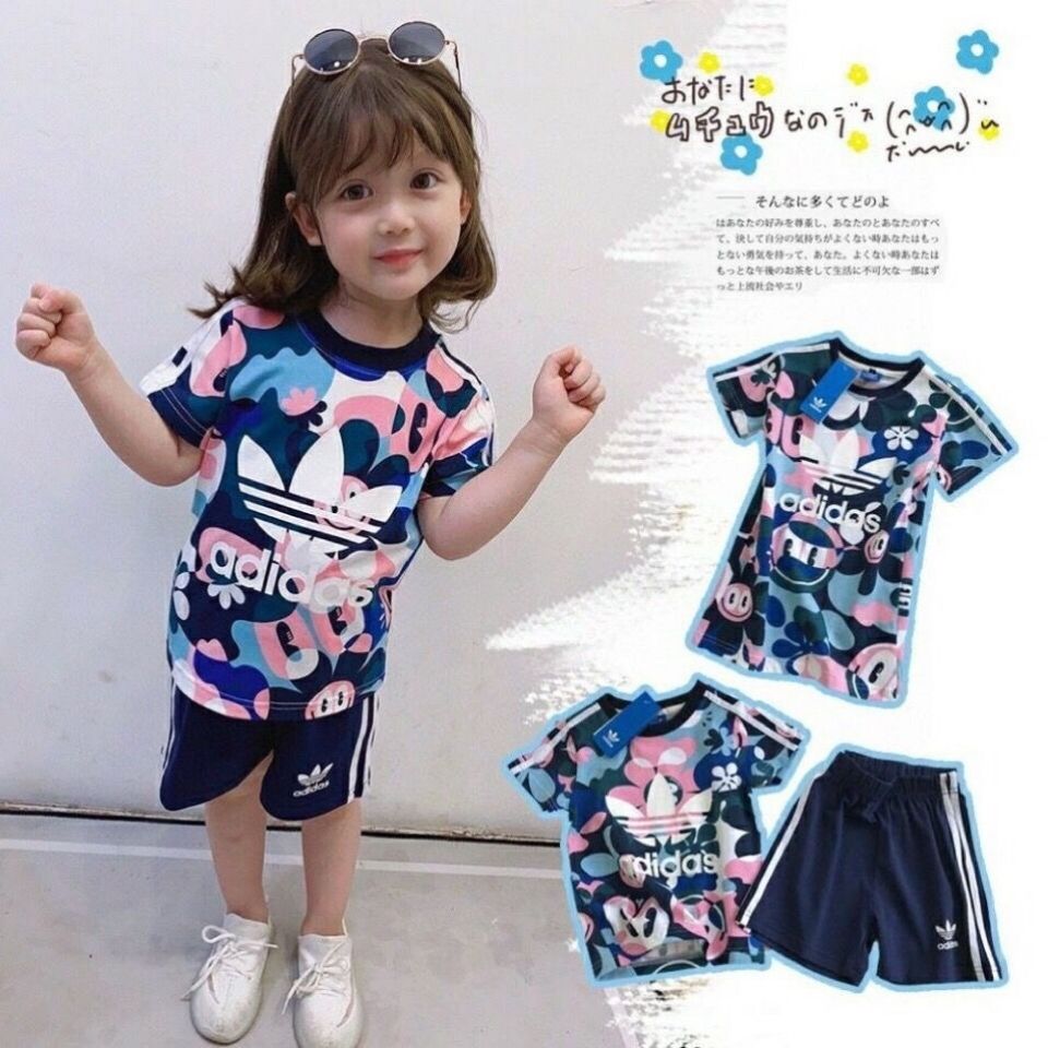 Short Sleeve T Shirt Suit Top Shorts Kids Girls Boys Summer Short Sleeved Suit Shopee Singapore