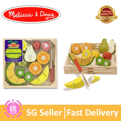 melissa and doug wooden fruit set