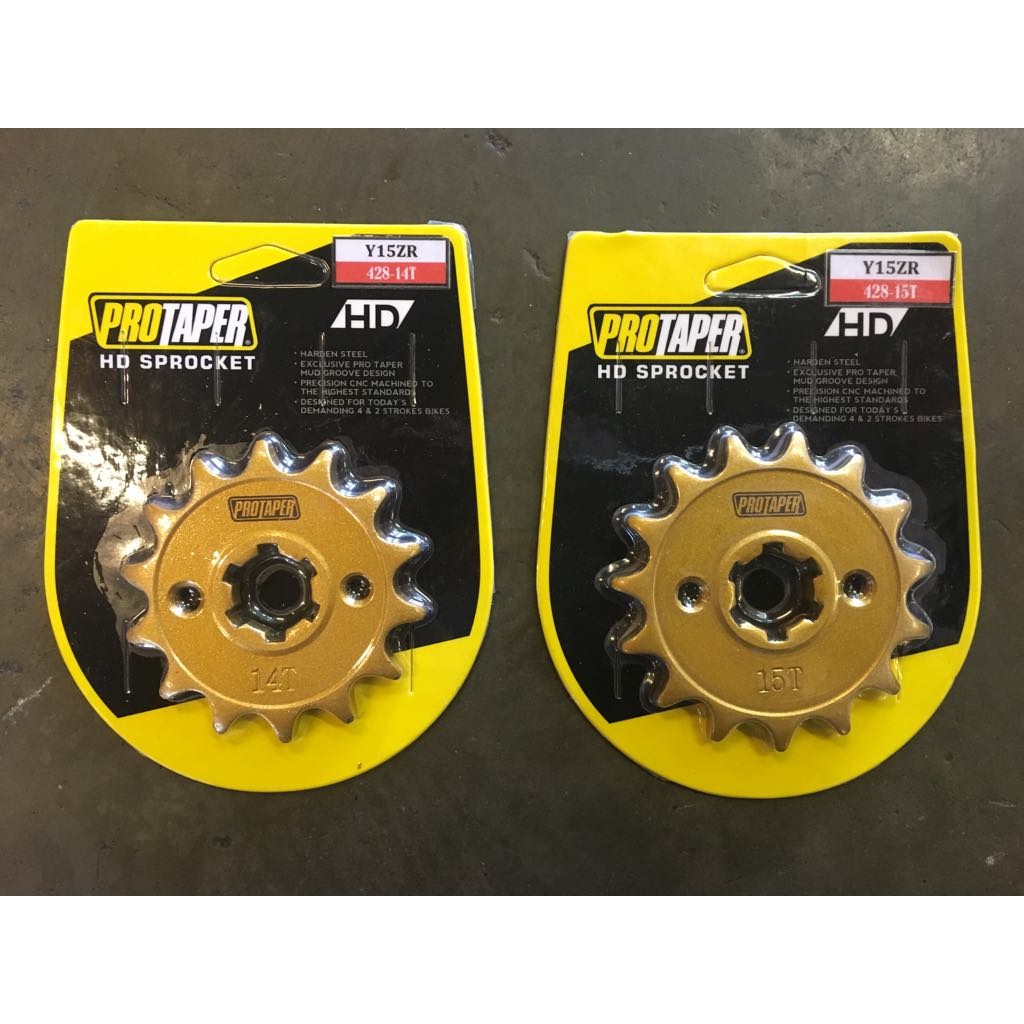 428 Y15 Y15zr Lc135 Protaper Hd Front Sprocket 14t 15t 16t Shopee Singapore