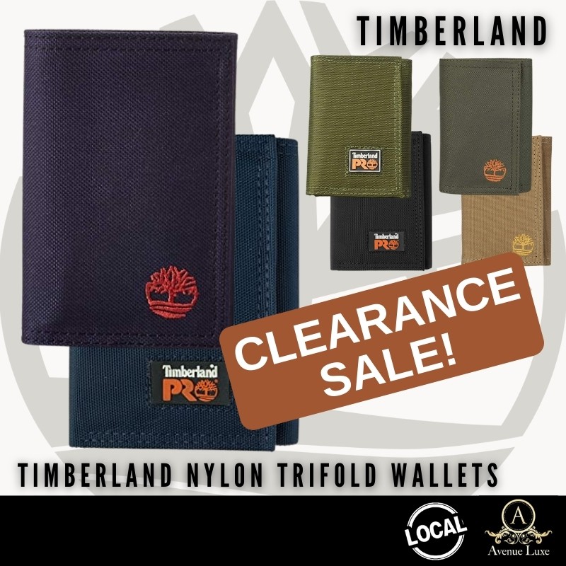 *SG* Timberland Mens Nylon Trifold Wallet OVERSTOCK CLEARANCE WITHOUT