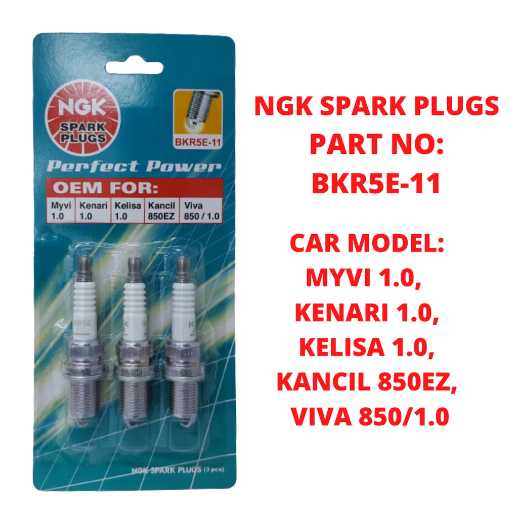 Original Ngk Perfect Power Spark Plug Myvi 1 0 Walnut 1 0 Kelisa 1 0 Cancil 850e2 Viva 850 1 0 Shopee Singapore