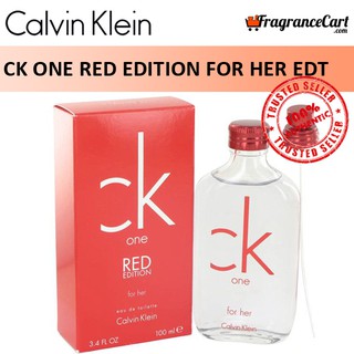 calvin klein ck one red edition for her