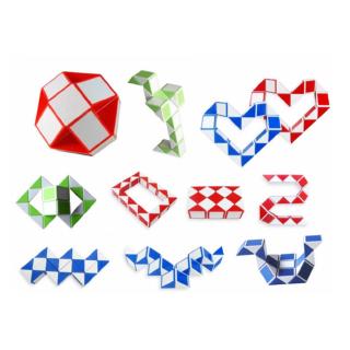 Snake    Magic Cube Game Puzzle Toy Party Travel Family Child