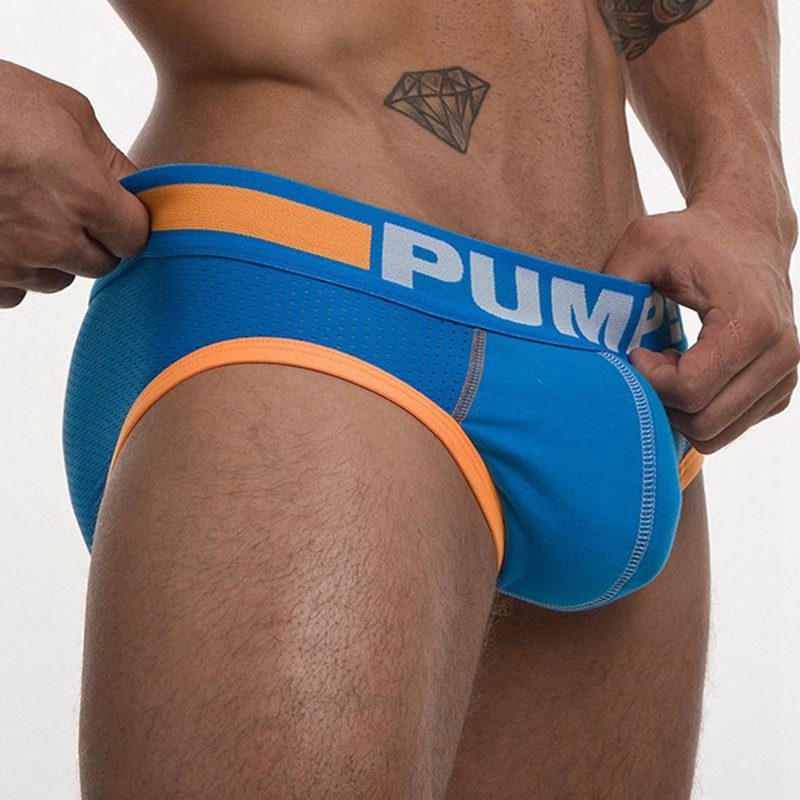 Image of [CMENIN] PUMP Mesh Popular Sexy Underwear Men Jockstrap Briefs Under Wear Male Panties Jock Strap Man Polyester Ready Stock #0
