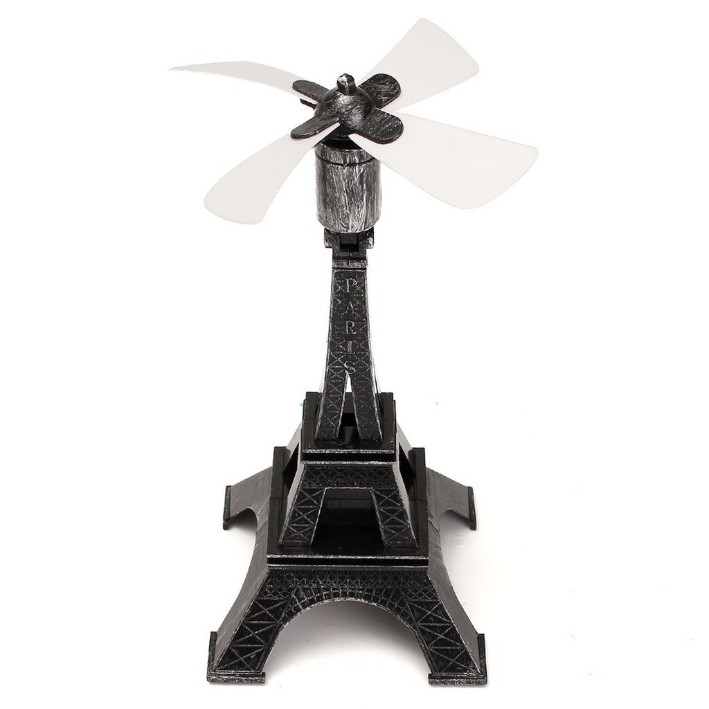Hotplastic Fan Blades Eiffel Tower Charging Usb Charging Small Fan