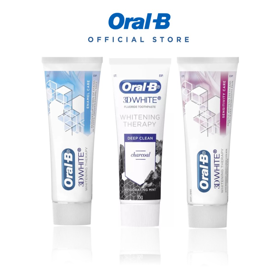 Oral B 3d White Whitening Therapy Deep Clean Toothpaste 95g Shopee Singapore