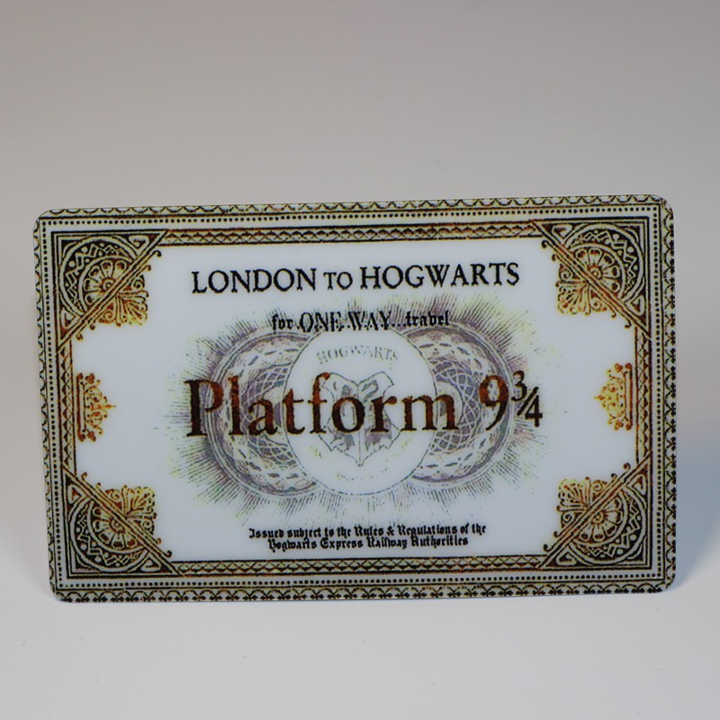 1 Pcs Harry Potter Hogwarts London Express Replica Train Ticket 