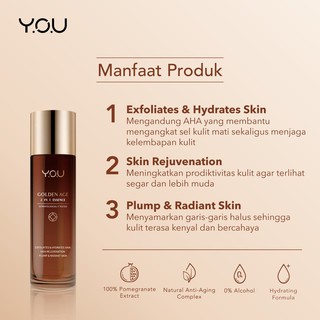 YOU Golden Age 2 in 1 100ml Essence | Shopee Singapore