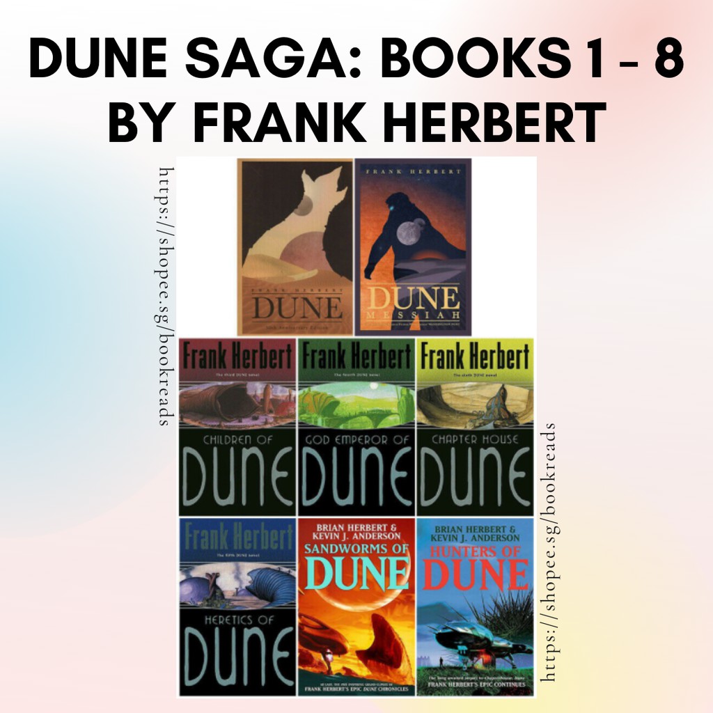 Epub Pdf Dune Saga Books 1 8 By Frank Herbert Digital Shopee Singapore