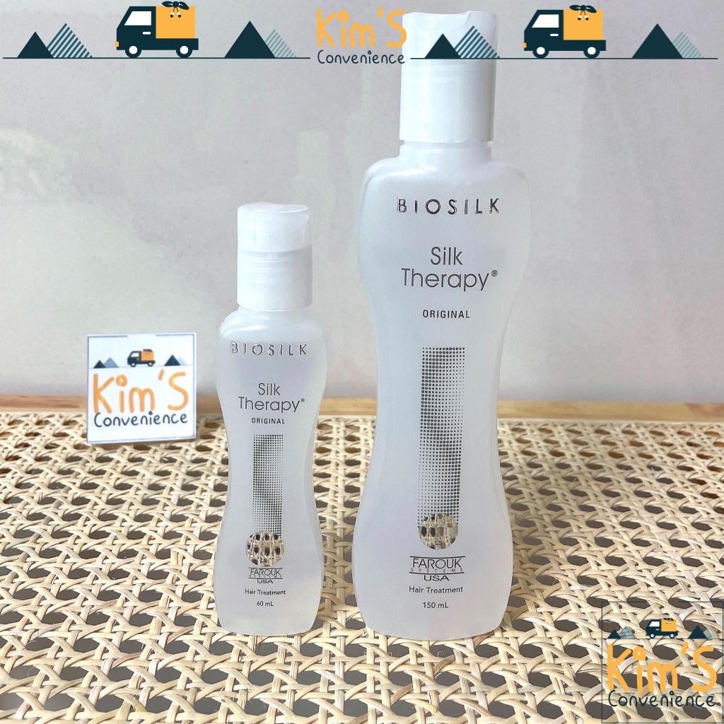 BIOSILK] Silk Therapy Hair Treatment Original Cure 60ml / 150ml I  valentine's day mother's day beauty care hair care hair treatment hair oil  hair essence | Shopee Singapore