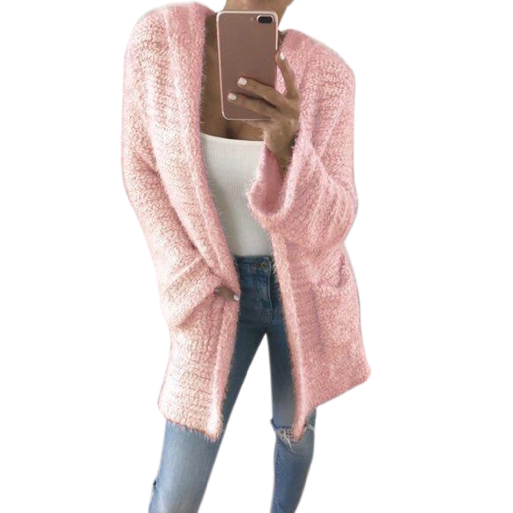 long cardigan with hood and pockets