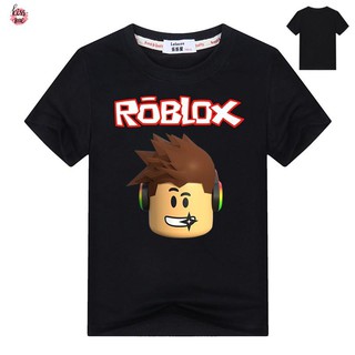 Boys Classic T Shirt Roblox Character Head Video Game Graphic Tee Black Blue Red Shopee Singapore - amazoncom jiayicenk roblox character head video game