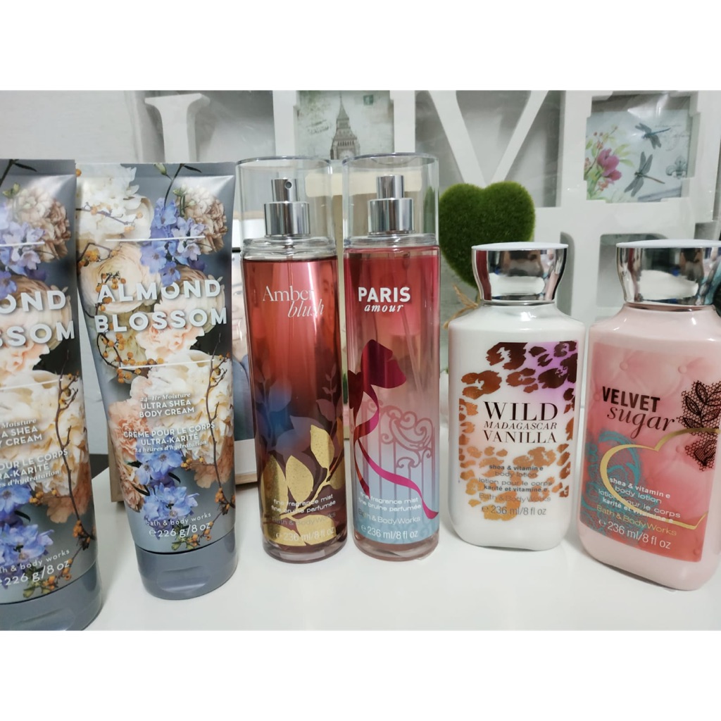 New bath and body works body lotion fragrance mist body cream Shopee