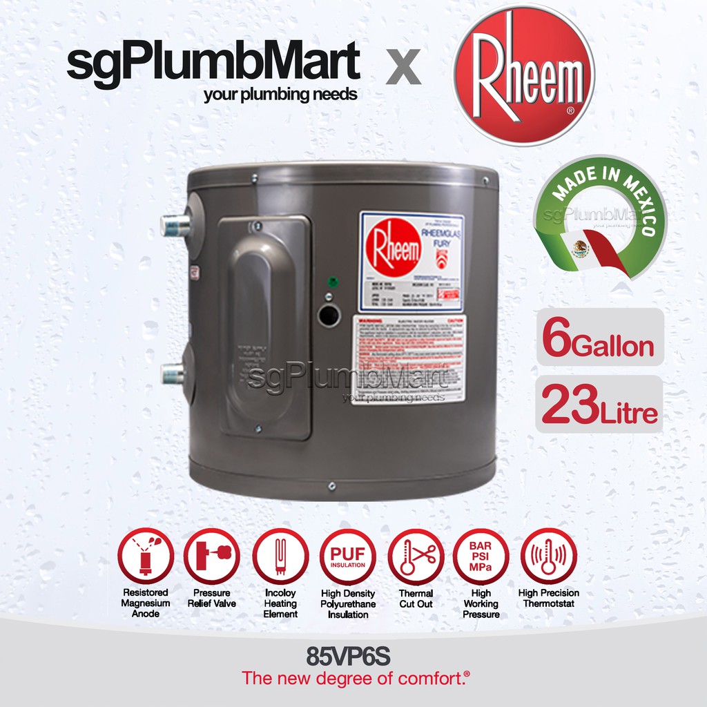 Rheem Water Heater Prices Singapore is rated the best in 08/2024 BeeCost