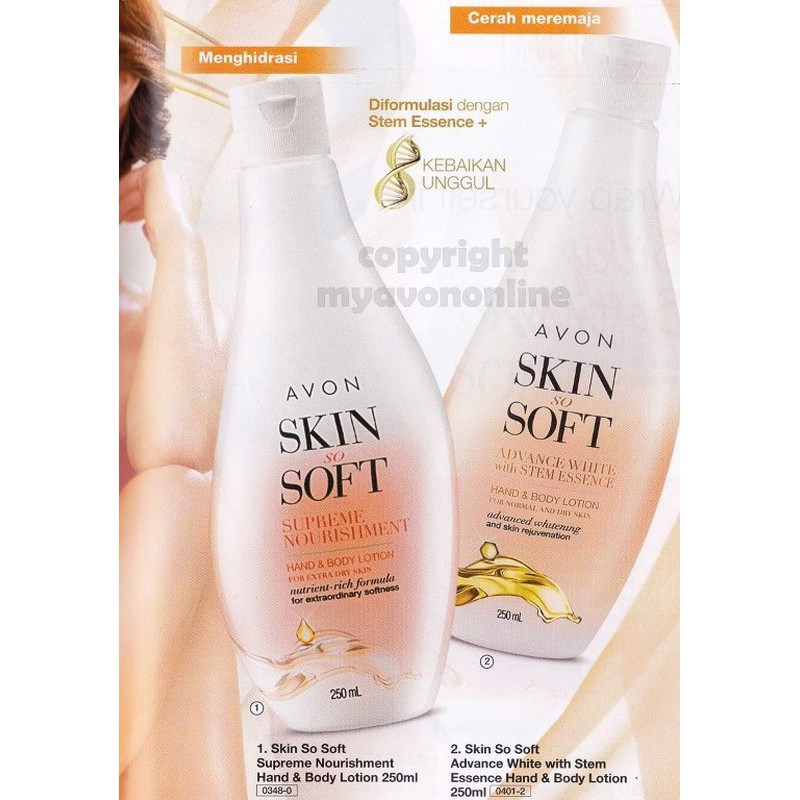 avon lotion whitening
