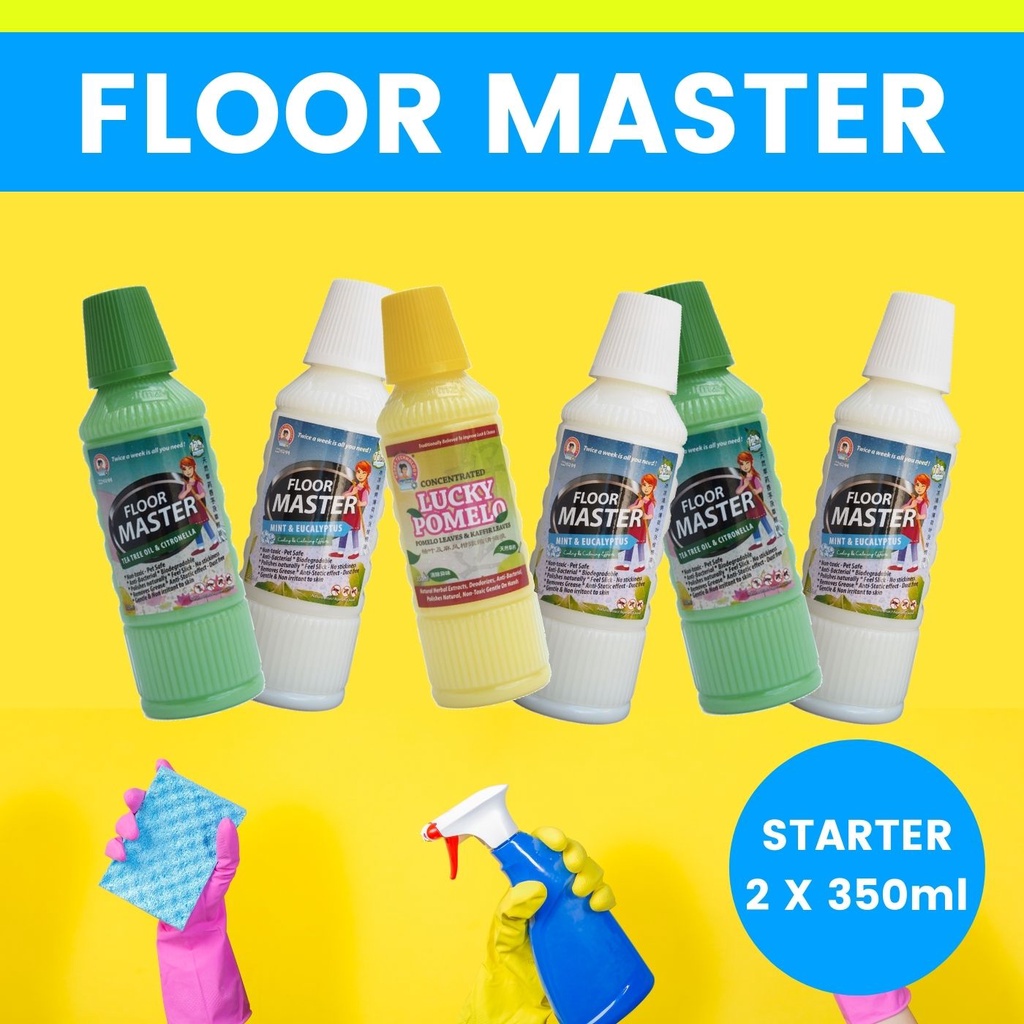 [SG] Floor Master 350ml Floor Detergent Floor Cleaner Citronella Tea