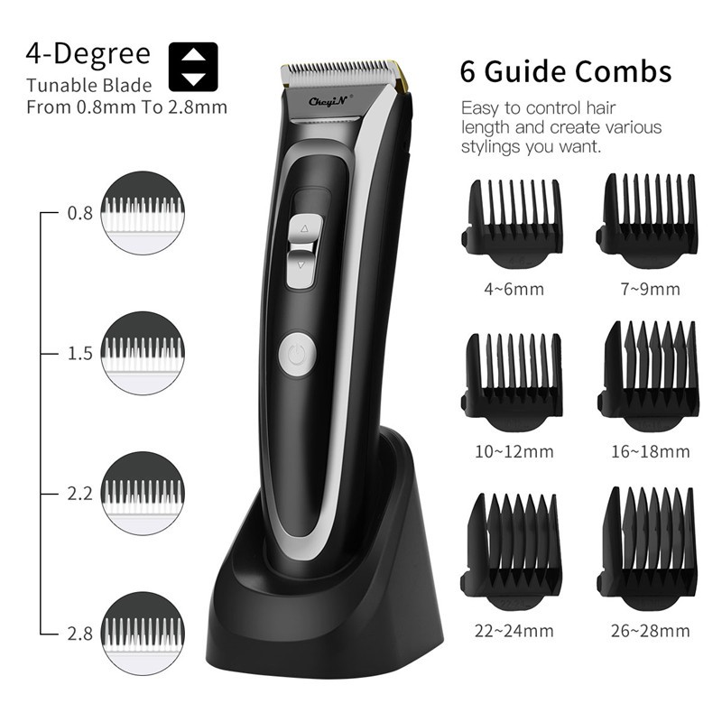 Rechargeable Hair Clipper Cutting Machine Lcd Men Electric Trimmer