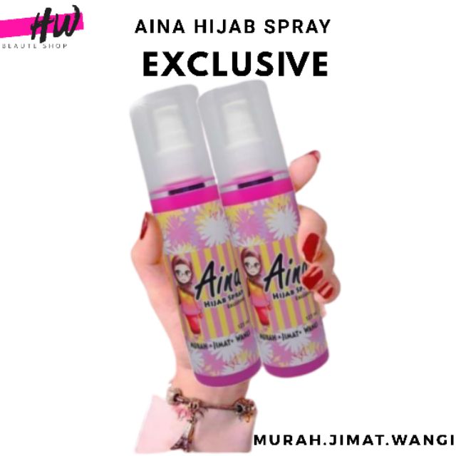 Shop Malaysia Readystock Aina Hijab Spray Pengeras Tudung Shopee Singapore